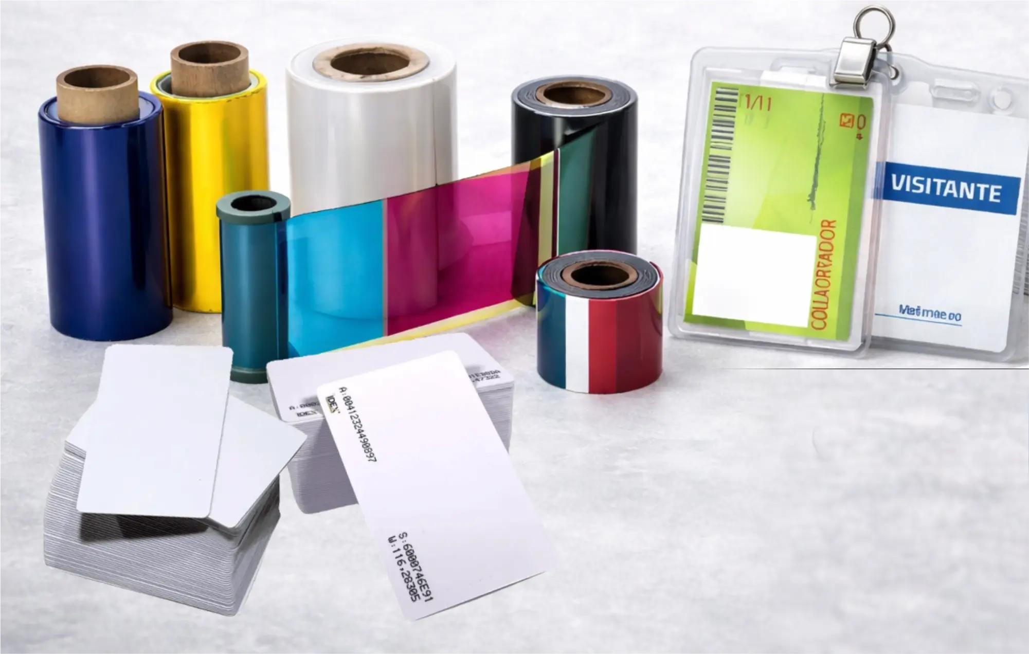 Ribbons, Clips Retrátil e Protetores para Crachás